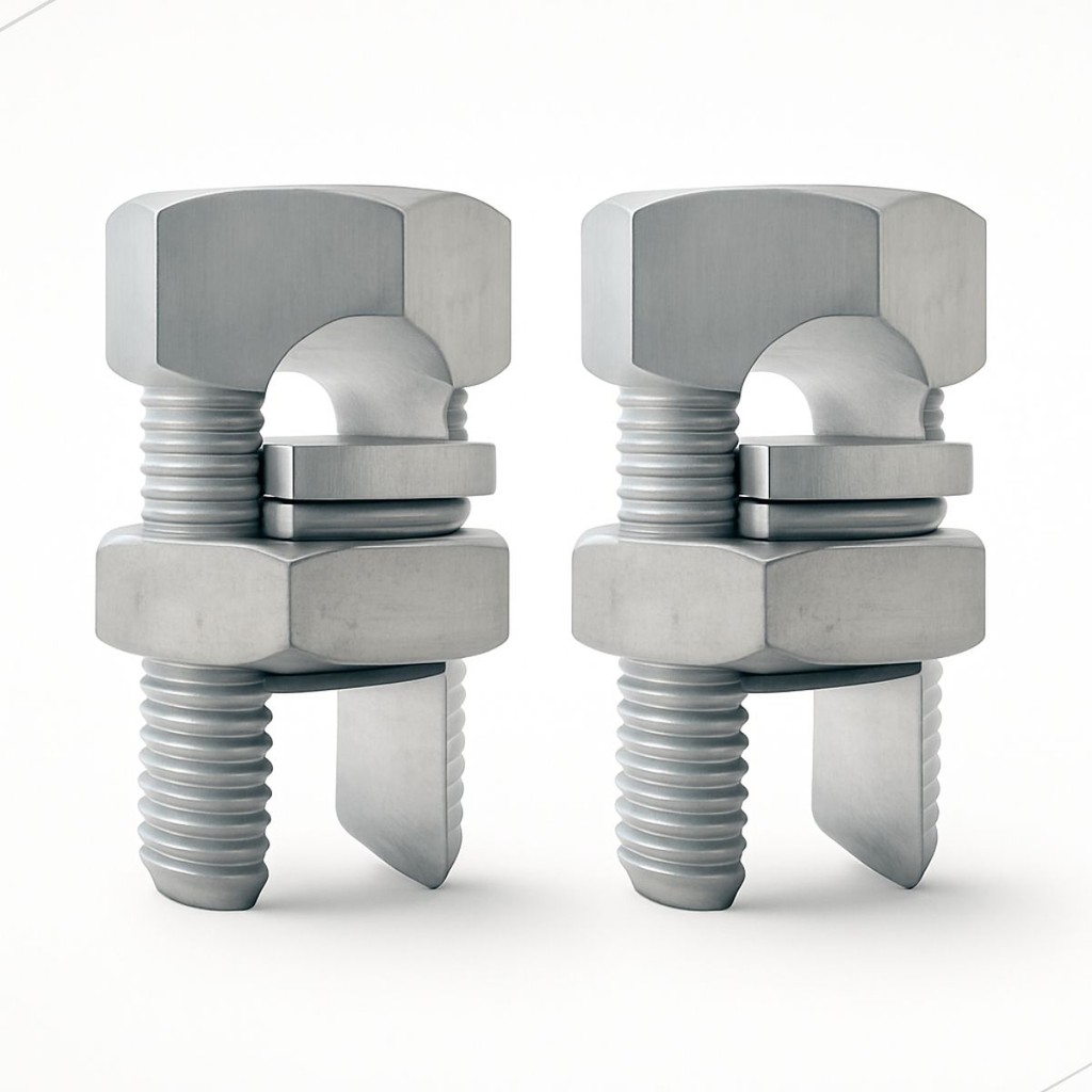 Kit 2 Conector Split Bolt Bimetálico 2,5 à 10mm Emenda Aterramento ...