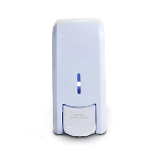 Saboneteira com Reservatório Branca e Cinza Nobre em Oferta na Shopee