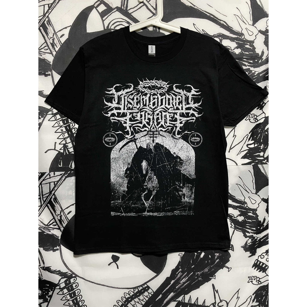Dark charybdis reincarnation デスコア デスメタル Music.Soul Camiseta Unissex Disembodied Tyrant Deathcore Melódico