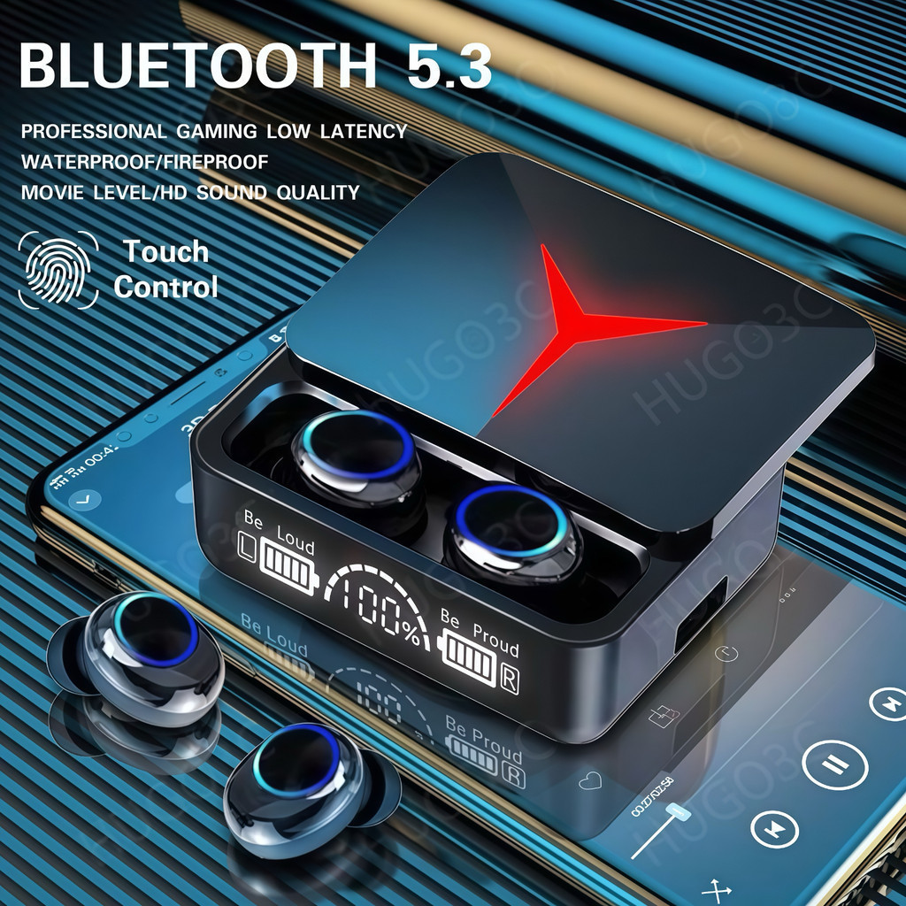 Fone Bluetooth M90 Pro Sem Fio – Touch, Hifi Stereo, Gamer e Esportivo com Case
