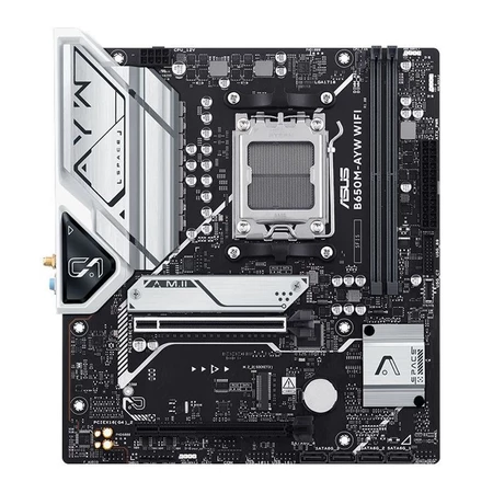 Placa Mãe Asus B650M AYW WiFi DDR5 Socket AMD AM5 M ATX Chipset AMD B650 B650M AYW WIFI