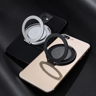 Suporte Para Celular Magnético 2 em 1 Multiuso 360° Ajustável Anel de Dedo Suporte de Mesa Leve