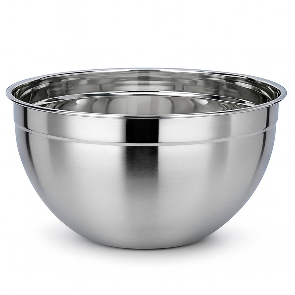 Bowl 30cm Aço Inox Fundo 5700ml Alta Qualidade Profissional