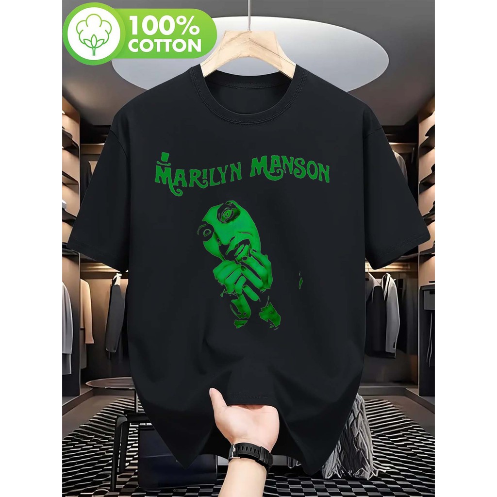 Bonito Camiseta Feminina 100% Algodão Com Estampa De Marilyn