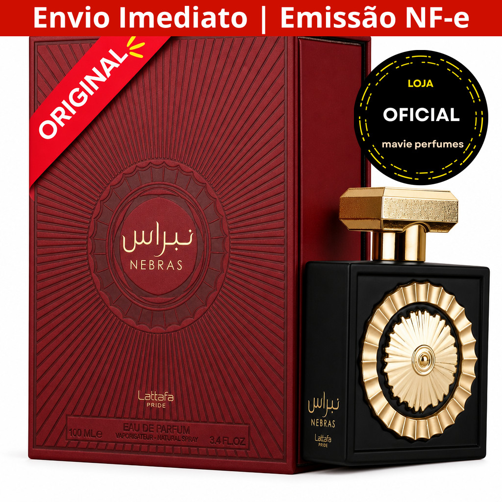 Perfume Árabe Nebras Lattafa Eau De Parfum 100ml Original Com Selo