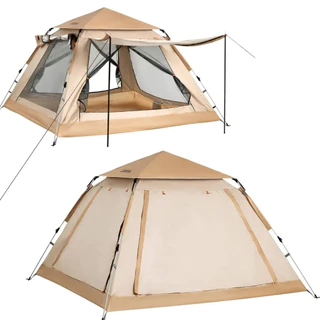 Barraca Camping 4 Pessoas A Prova D'agua Bege Leboss LB-HW005 em Oferta na Shopee