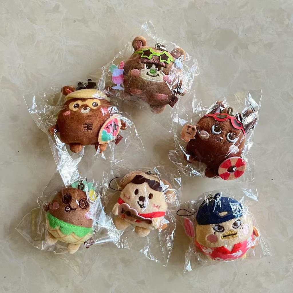 Kpop Ldl Riize Mini Boneca De Pelúcia Chaveiro Ridimensionando