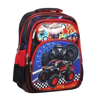 Mochila Infantil Menino e Menina Detalhes 3D 4 compartimentos MARISA em Oferta na Shopee