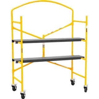 Andaime dobrável portátil com 4 rodízios - Vonder em Oferta na Shopee