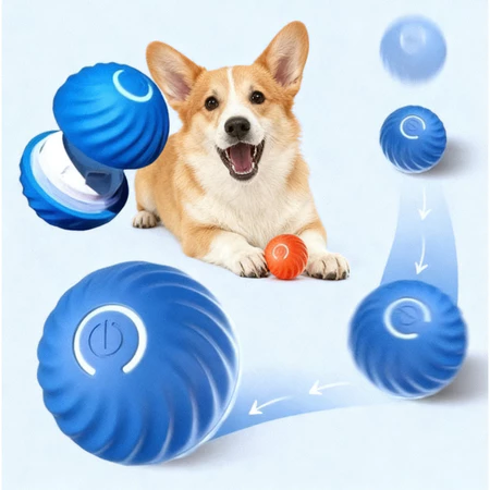 Bolinha automática recarregável para cachorro