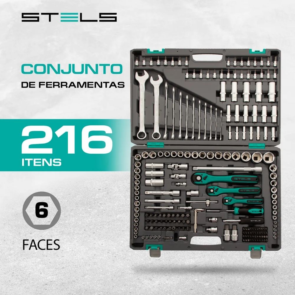 Jogo Ferramentas Completo 3/8
