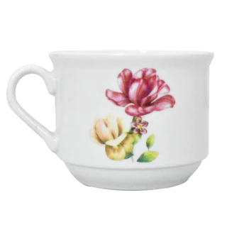 Xícara Caneca de Porcelana para Café e Chá Le Jardim 1 peça - Hauskraft em Oferta na Shopee