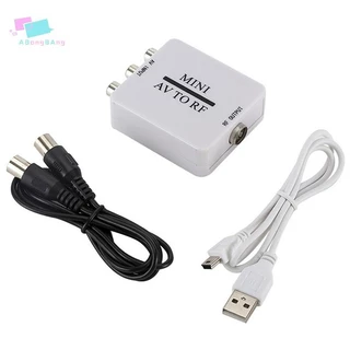 Abongbanghn RCA/Composto A/V Para RF/COAX/Conversor Coaxial Modulador AV 2 Adaptador Agradável