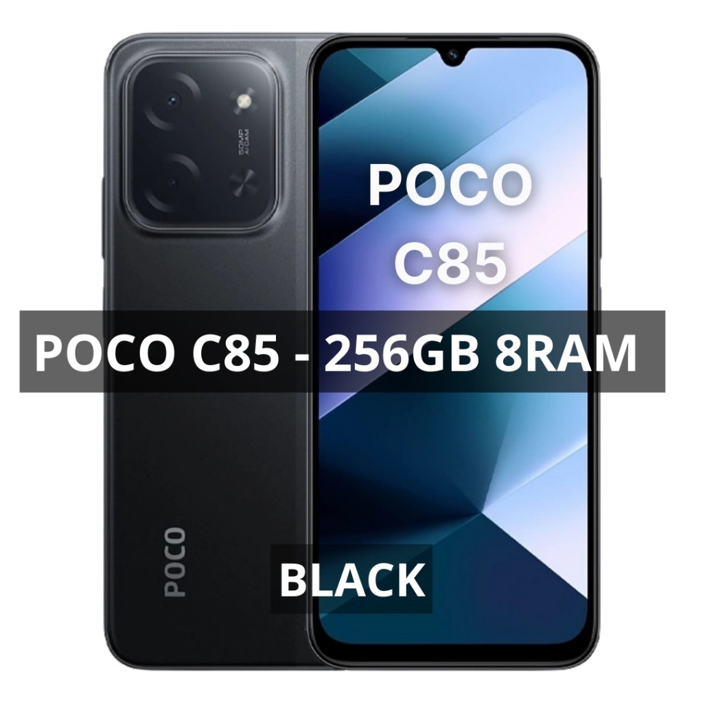 Celular Xiaomi Poco C85 com NFC | 256/8+8gb e 128/6+6 gb Ram