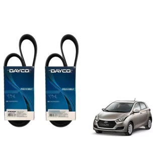 Kit Correias Externa Hb20 1.0 Alternador Direção E Ar 2012 2013 2014 2015 2016 2017 2018 2019