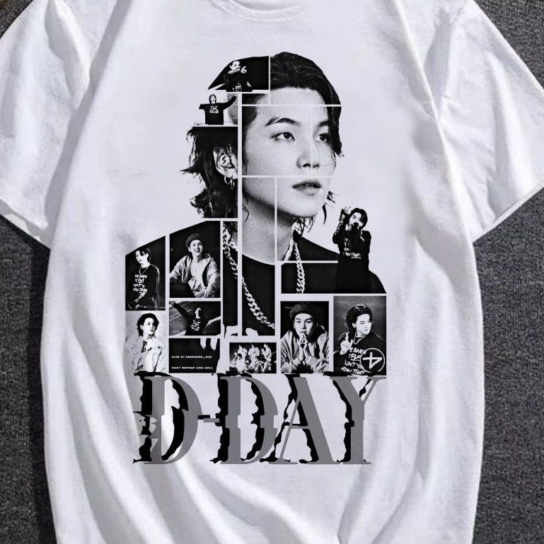 アイドル D-DAY OVERSIZED SHIRT Size L d day camiseta Agust D Suga Min Yoongi D Day unissex , bts