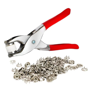 Alicate De Botão De Metal Tic Tac De Pressão + 50 Botão botoes 