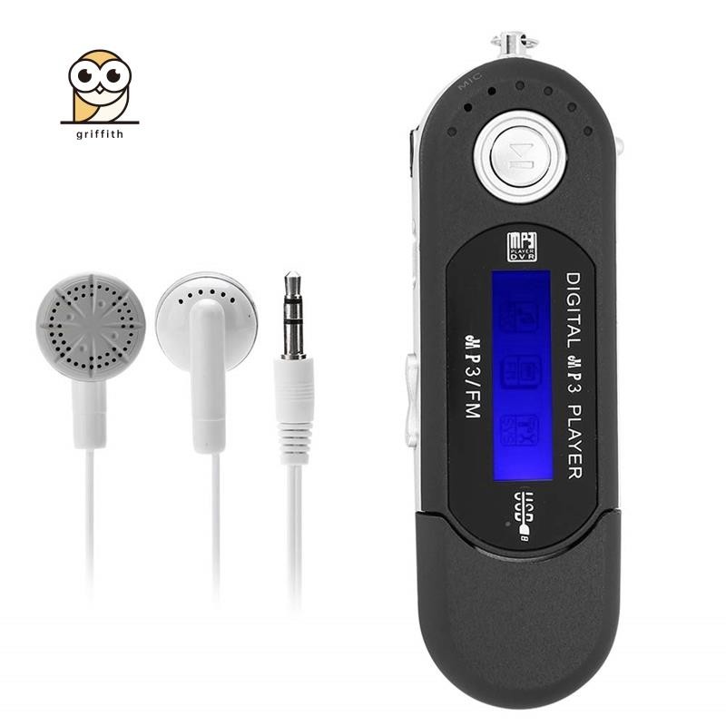 Leitor USB MP3 Com Fone De Ouvido De 8 Gb , Portátil Tela LCD Para ...