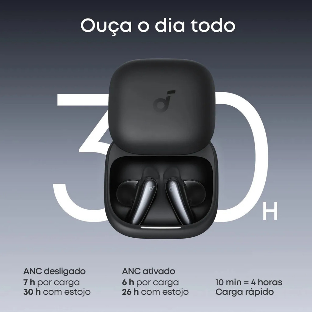 FONE SOUNDCORE LIBERTY 4 PRO BLUETOOTH 5.3 ÁUDIO HI-FI HI-RES