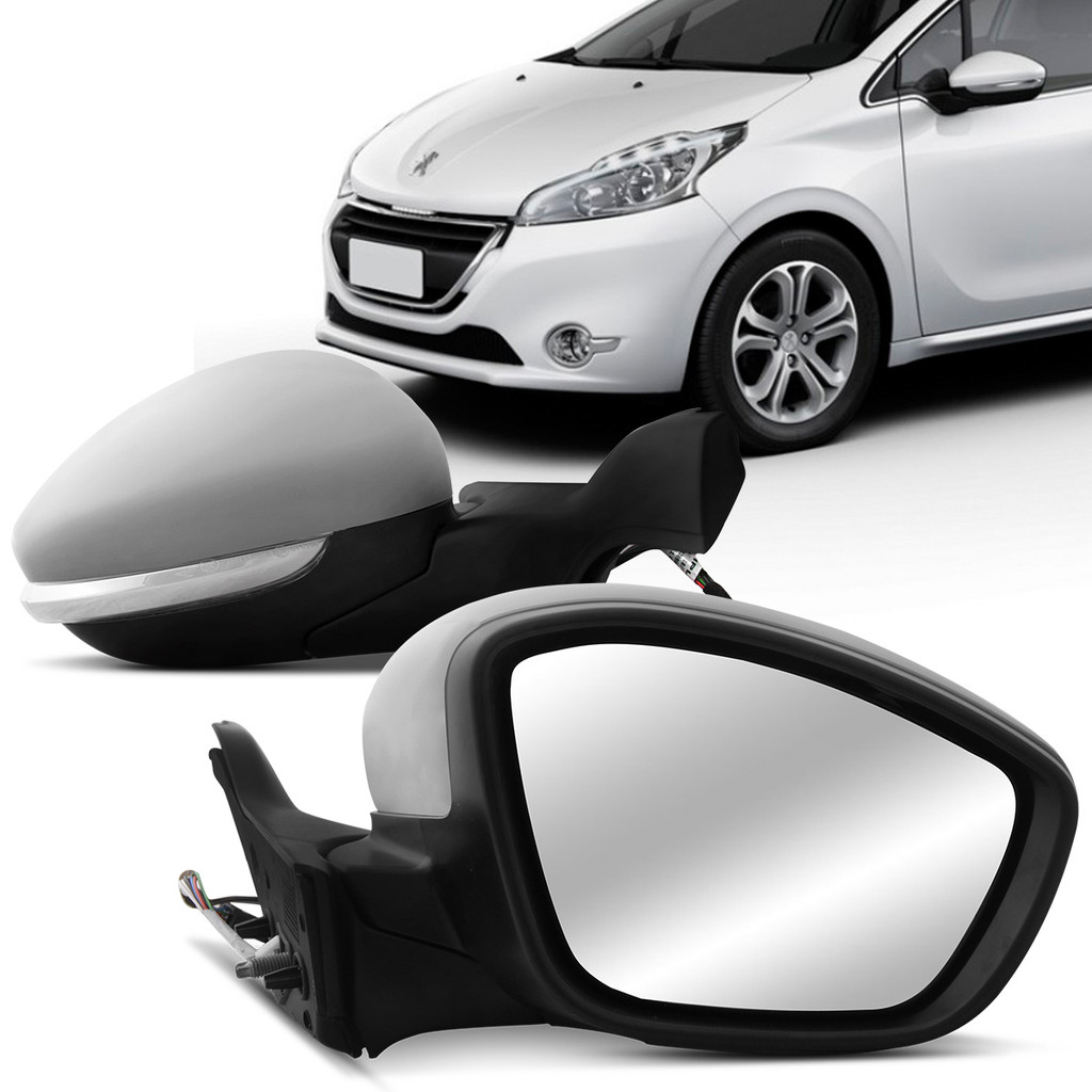 Par Retrovisor Externo Peugeot 208 2013 2014 2015 2016 2017 2018 ...