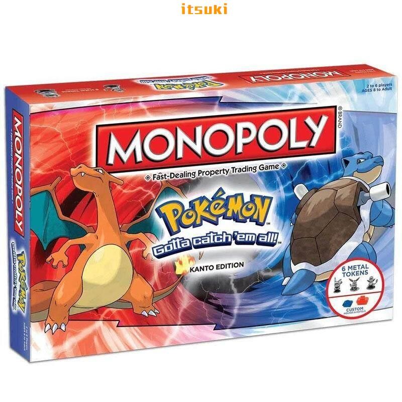 Jogo De Tabuleiro Pokémon Monte-Festa Divertido Para Crianças E Família