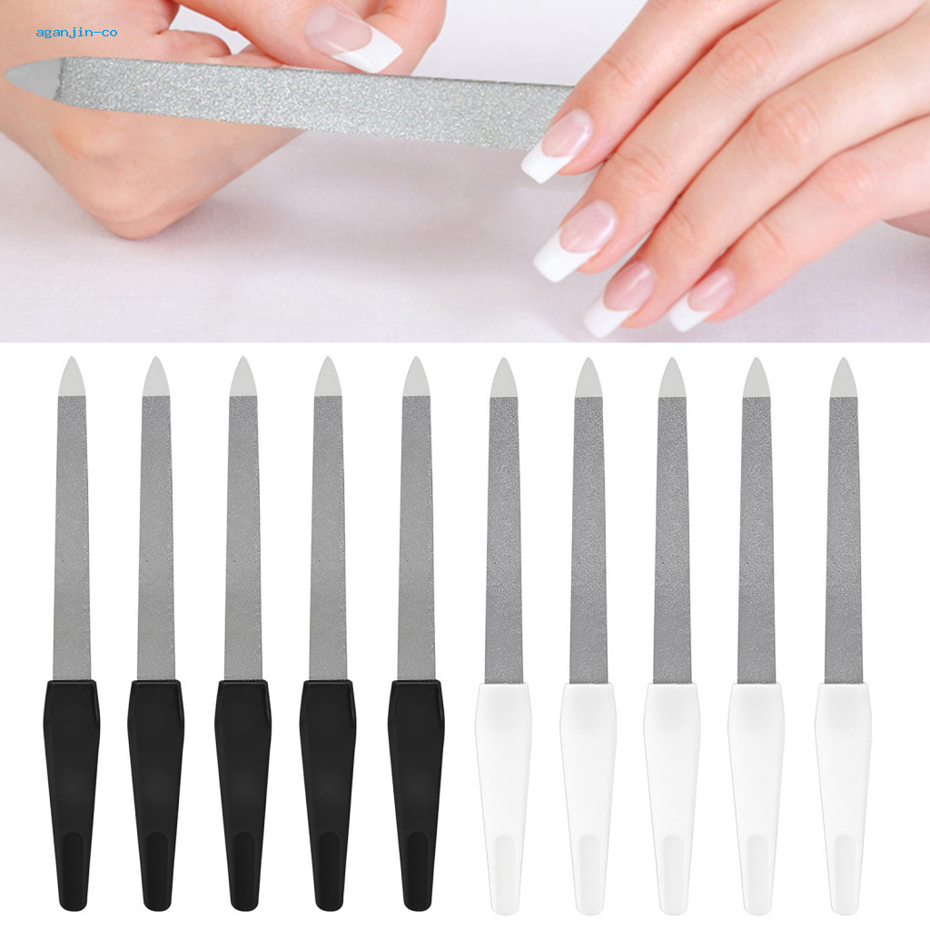 Professional Nail File Precision Filing Tool 10pcs Stainless Steel Set ...