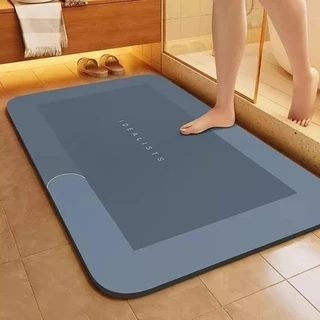 kit Tapete para Banheiro de Secagem Rápida e Super Absorvente Ideal para Chuveiro Cozinha e Varanda Zyoou
