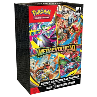Combo De Booster Pokémon Mega Evolução 108 cartas - Copag