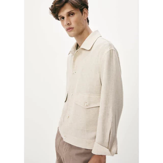 Jaqueta Masculina Regular Em Algodão em Oferta na Shopee