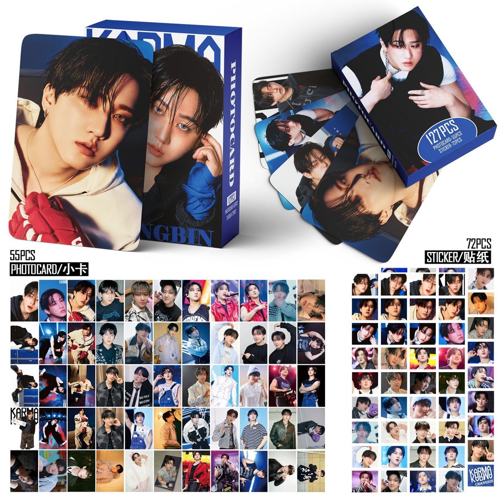 55-127 Pçs/Caixa STRAY KIDS Ceremonia KARMA 5-STAR Photocards