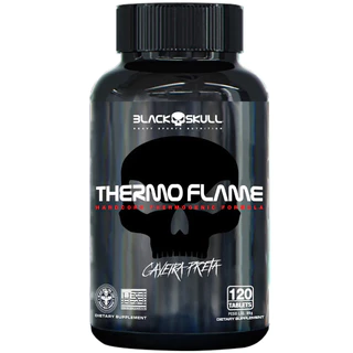 Thermo Flame Termogênico 120 Tabletes Black Skull