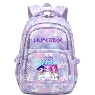 Mochila K-Pop Demon Hunters Para Estudantes , Bolsa Escolar De Lazer Com Impressão De Grande Capacidade