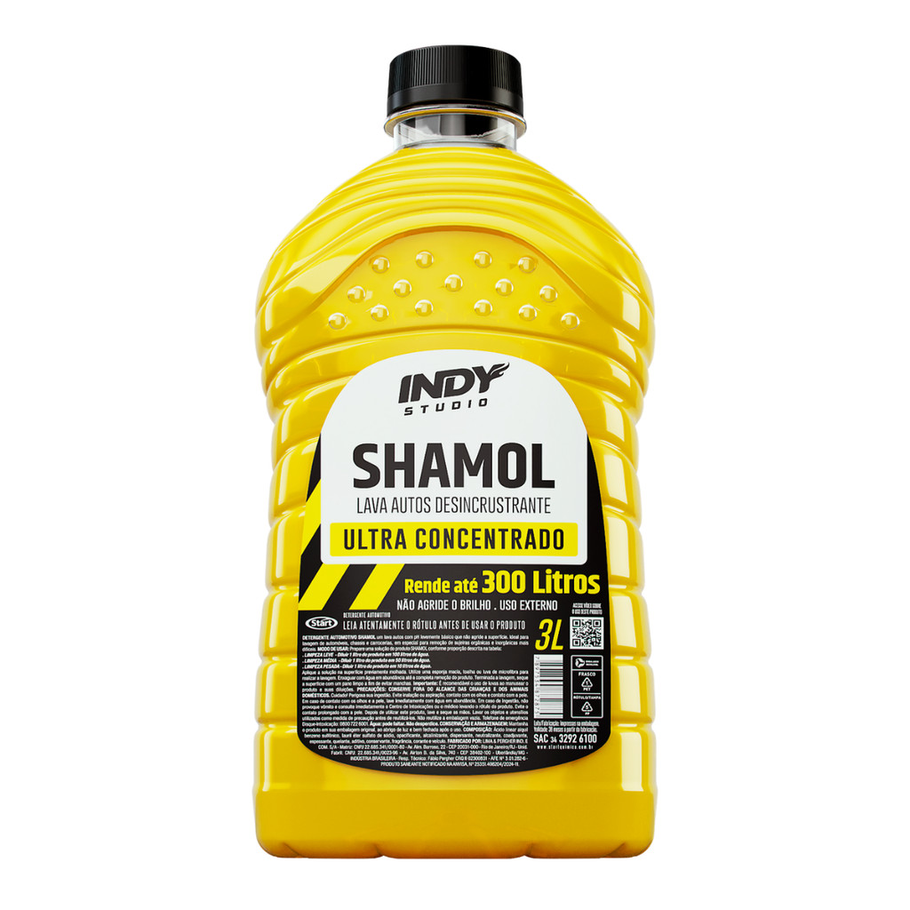 Shampoo Lavagem Automotiva desincrustrante Shamol 3 litros | Shopee Brasil