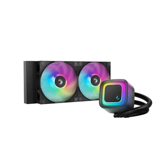 Water Cooler DeepCool LE240 V2, ARGB, 240mm, Intel-AMD, Preto