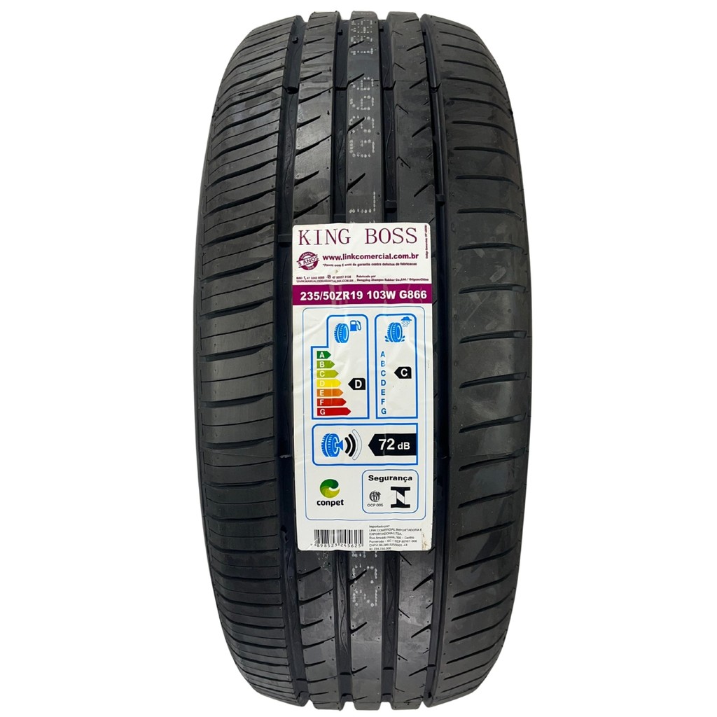 Pneu 235/50R19 Kingboss G866 103WXL Aro 19 SUV Jeep Compass CRV Equinox ...