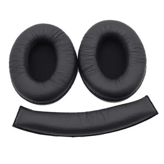 Kit Almofadas Espuma Para Fones Sennheiser Hd202 Hd212 Hd437