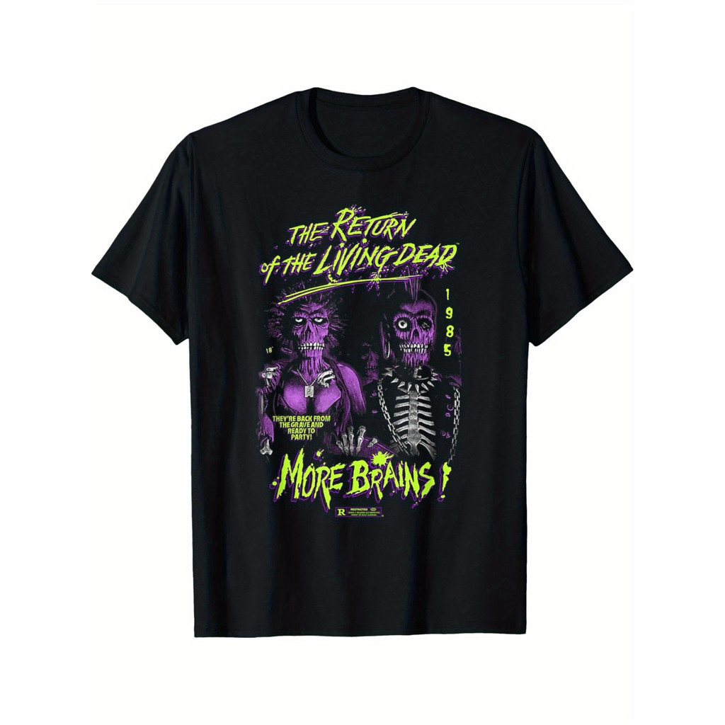 Camiseta Masculina The Return Living Dead Zumbi Básica Oversized