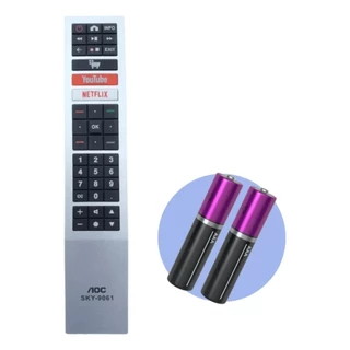 Controle Remoto para TV LED AOC Smart RC4183901 / 32S5295 / 43S5295 / 50U6295 / 55U6295 - 9061