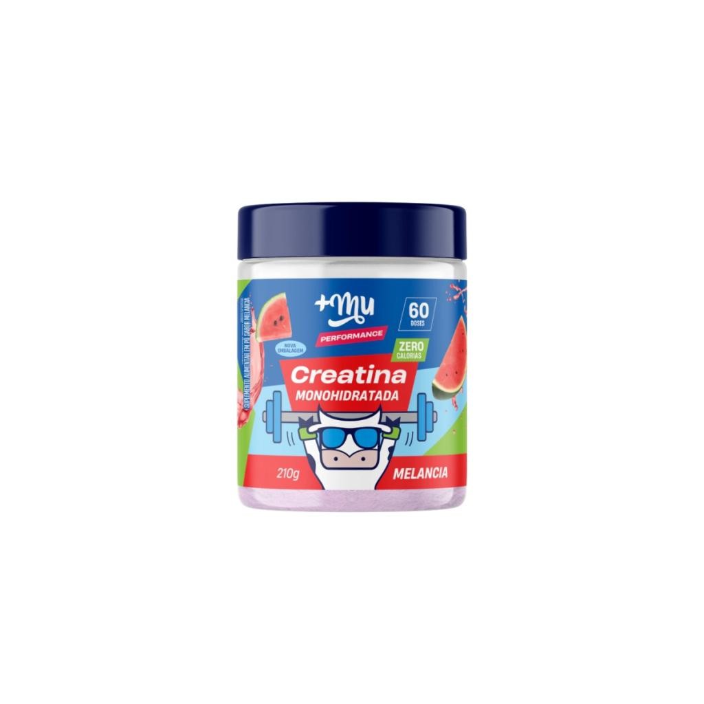 Creatina Mais Mu Performance 100% Pura - Melancia | 210g | Shopee Brasil