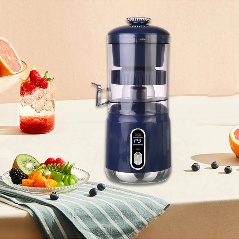 Espremedor De Frutas Elétrico Portátil 600ml Com Display Dig
