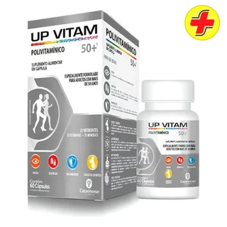 Polivitamínico Up Vitam 50+ Energia Imunidade e Ossos 60un