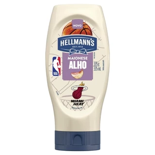 Maionese Hellmann's Alho Squeeze 335g em Oferta na Shopee