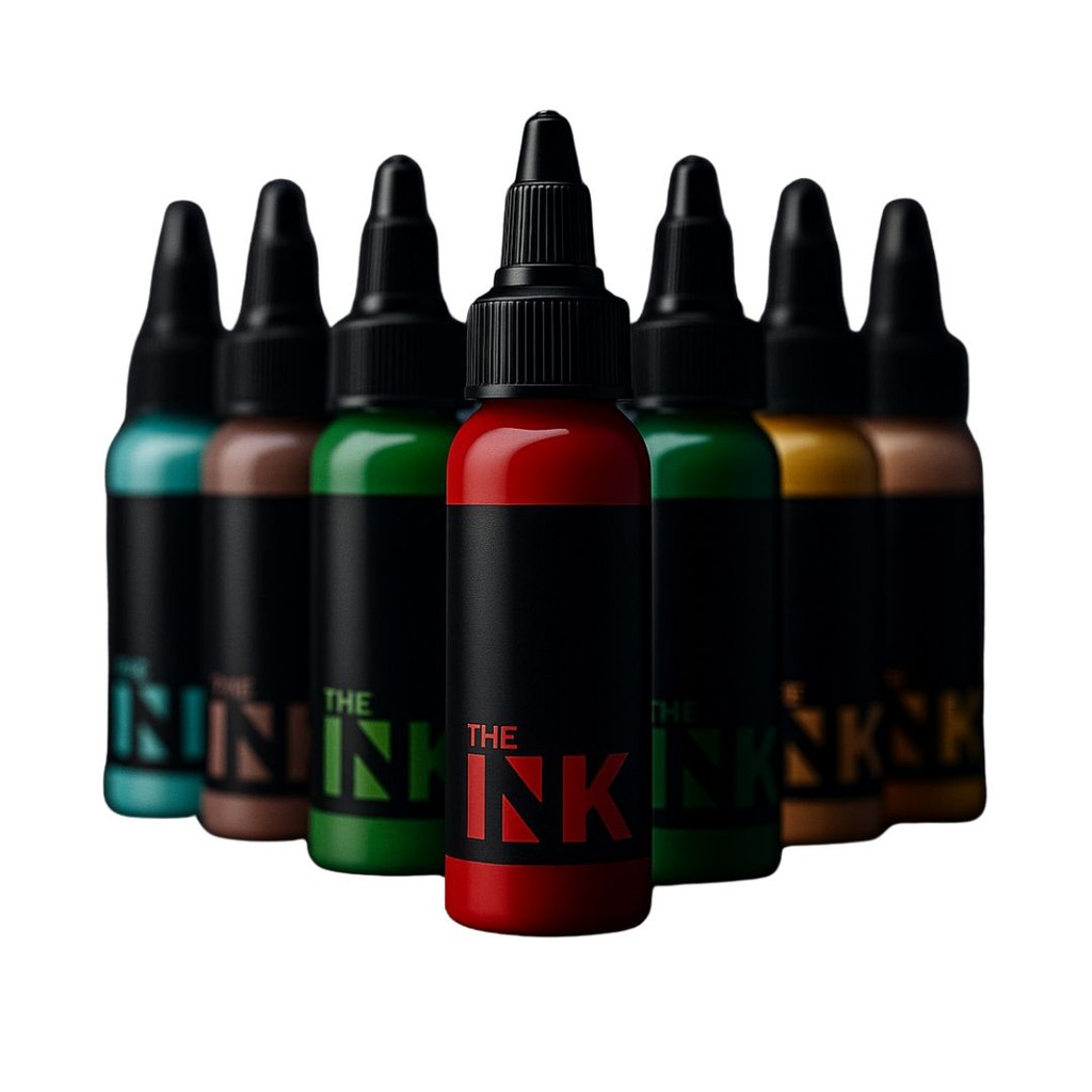 Tinta De Tatuagem The Ink 30ml Tinta The Ink Tattoo Varias cores ...