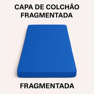 Capa de colchão SOLTEIRO REDUZIDO FRAGMENTADA Napa Bagum Impermeável Antialérgica 1,88 x 0,78