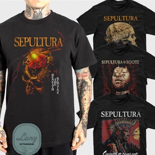 Camiseta Básica Rock Sepultura Camisa 100% Algodão Streetwear Temos Plus Size Lançamento Fã Club