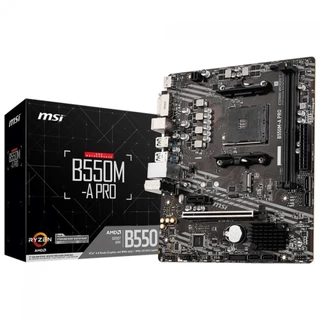 Placa Mãe MSI B550M-A PRO - AMD Ryzen AM4 - DDR4 - Matx - M.2 - Hdmi/dvi