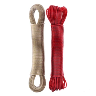 Corda de Varal 20 Metros Aço/PVC em Oferta na Shopee