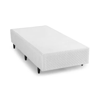 Box Solteirão Herval Idea, Jacquard Branco, 39x96x203 cm em Oferta na Shopee