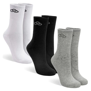 Kit 3 Pares de Meias Cano Médio Adulto Olympikus Original em Oferta na Shopee