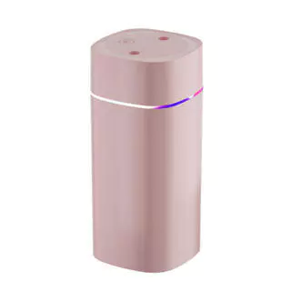 Umidificador De Ar Rosa Com LED USB Portátil Ultrassônico SD08-03